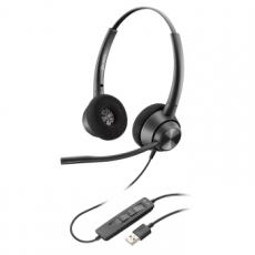 缤特力（PLANTRONICS）Poly EncorePro 320 USB 电脑线控耳机 在线教育学习耳麦 立体声降噪麦克风【J】